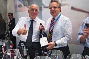  Johannes Bungart und Otto Kajetan Weixler beim fast schon traditionellen GEFMA Weinempfang 