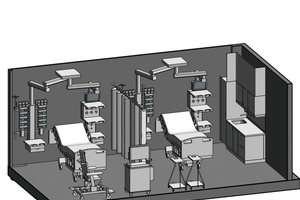  BIM geht weit über die reine Visualisierung hinaus. In der virtuellen Realität können beispielsweise funktionale Beziehungen im Rahmen medizinischer Kernprozesse wirkungsvoll simuliert werden, bis die organisatorisch beste Lösung gefunden ist 