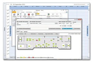  Termin- und Teilnehmerorganisation erfolgt wie gewohnt über die Outlook Kalenderfunktionen und verknüpft die gewünschte Ressource direkt 