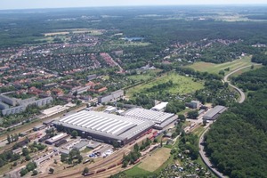  Blick auf das Werk Dessau der DB Fahrzeuginstandhaltung GmbH, Produktbereich Lokomotiven. Rund 1000 Mitarbeiter sind hier beschäftigt 