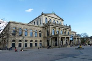  Blick auf den Opern Platz in Hannover 