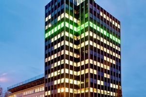  Die Gewoba Aktiengesellschaft Wohnen und Bauen (hier die Zentrale in Bremen) verwaltet derzeit über 42.000 Wohnungen und Gewerbe­immobilien 