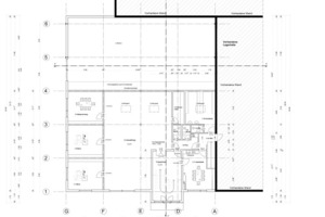  Die beiden Büroetagen im ersten und zweiten Obergeschoss ­werden über eine ­VRV‑Geothermie-Wärmepumpe von Daikin mit Erdsonden gekühlt und beheizt (hier das 1. Obergeschoss) 