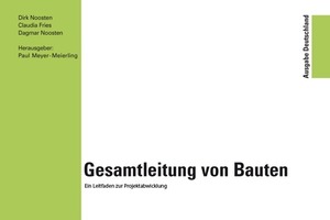  Die Verwirklichung von Bauvorhaben ist ein sehr komplexer Vorgang. Das vorliegende Buch beschreibt umfassend alle relevanten Aspekte des gesamten Bauprozesses – von der ersten Idee bis zur Nutzung des Gebäudes – methodisch und an Beispielen in mehr als 100 Abbildungen. Es bezieht systematisch alle anerkannten Regeln der Technik und die aktuelle Gesetzgebung mit ein. Ein Schwerpunkt ist die Rolle der verantwortlichen Gesamtleiter bzw. Projektleiter eines Bauvorhabens, mit dem Ziel, deren organisatorische und methodische Kompetenzen zu fördern. Die detaillierte Darstellung der Führungs- und Koordinationsarbeit ermöglicht es, risikoarme Entscheidungen zu treffen. Das Buch ist ein umfassendes Standardwerk für den gesamten Bauprozess, ein ideales Lehrbuch und Nachschlagewerk für Architekten und Ingenieure in Ausbildung und Praxis. Gleichzeitig zeigt es Bauherren die anspruchsvolle Arbeit der Planer auf. Die Ausgabe Deutschland berücksichtigt die derzeit gültigen deutschen Normen und Gesetze. Dazu gehören u.a. die Vergabe- und Vertragsordnung für Bauleistungen Teile A und B (VOB/A und VOB/B), die DIN-Normen, die Landesbauordnungen (LBauO), die Honorarordnung für ­Architekten und Ingenieure (HOAI) und die Bauvorlagenverordnung (BauVorlVO). Dirk Noosten,  Claudia Fries, Dagmar Noosten Paul Meyer-Meierling (Hrsg.), Gesamtleitung von BautenEin Leitfaden zur Projektabwicklung – Ausgabe Deutschland 2011, 456 Seiten, mit zahlreichen Grafiken und Tabellen, Format 26 x 21 cm, ­gebundenCHF 99.00 / EUR 89,90 (D)ISBN 978-3-7281-3269-7vdf Hochschulverlag AG an der ETH Zürich Buchbestellungen unter:Profil – Buchhandlung im Bauverlag,www.profil-buchhandlung.de 