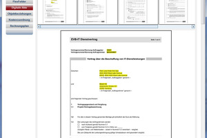  Einfache Suche und Anzeige im Vertrags­management mit Mehrseitenvorschau 