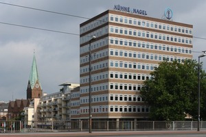  Blick auf das August-Kühne-Haus in Bremen. Deutschlandweit hat die Stute-Muttergesellschaft Kühne+Nagel derzeit 101 Nierderlassungen 