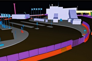  3D-Modelle sind die Basis für künftige ­Planungen – hier das CAD-Modell eines Hafens  