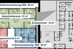  Beispielhafter Grundriss eines Wohngebäudes 