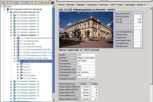  Für unterschiedliche Aufgabengebiete sind Informationen benutzergerecht in individuell gestalteten Karteireitern zusammengefasst 