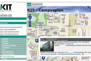  Zu jedem Objekt sind Zusatzinfos aus der Datenbank verfügbar. Änderungen und Erweiterungen im FM-Systems werden auch in der OpenStreetMap-Anwendung automatisch dargestellt 